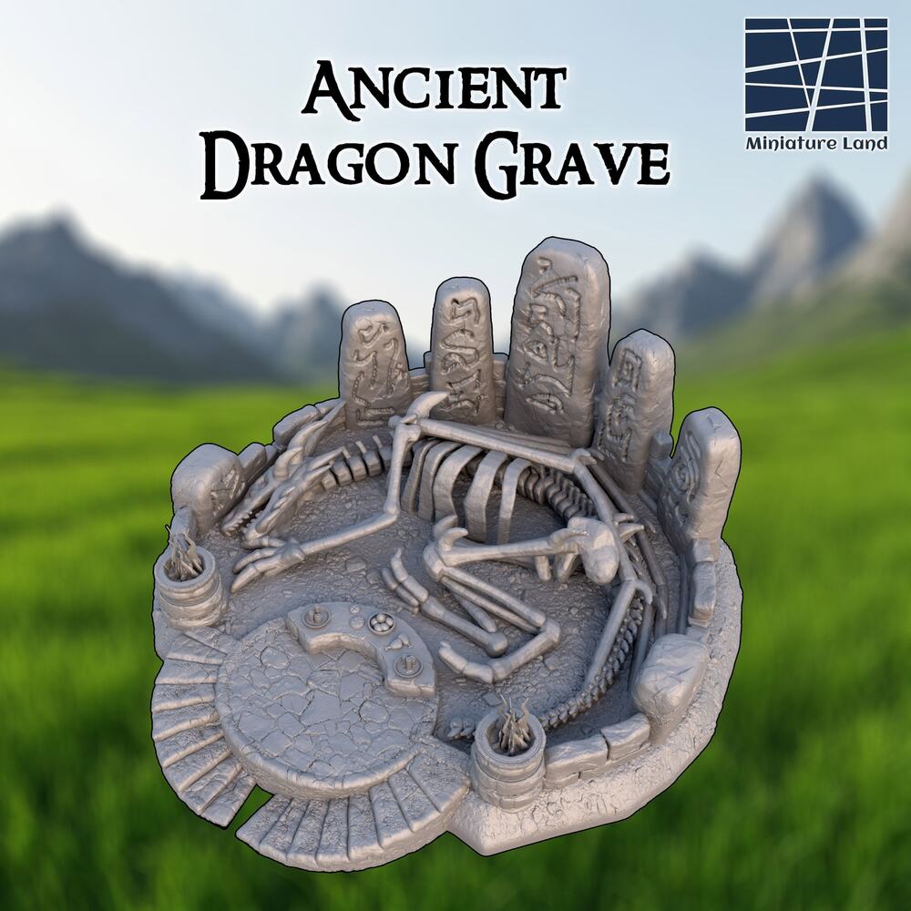 Ancient Dragon Grave DND Terrain